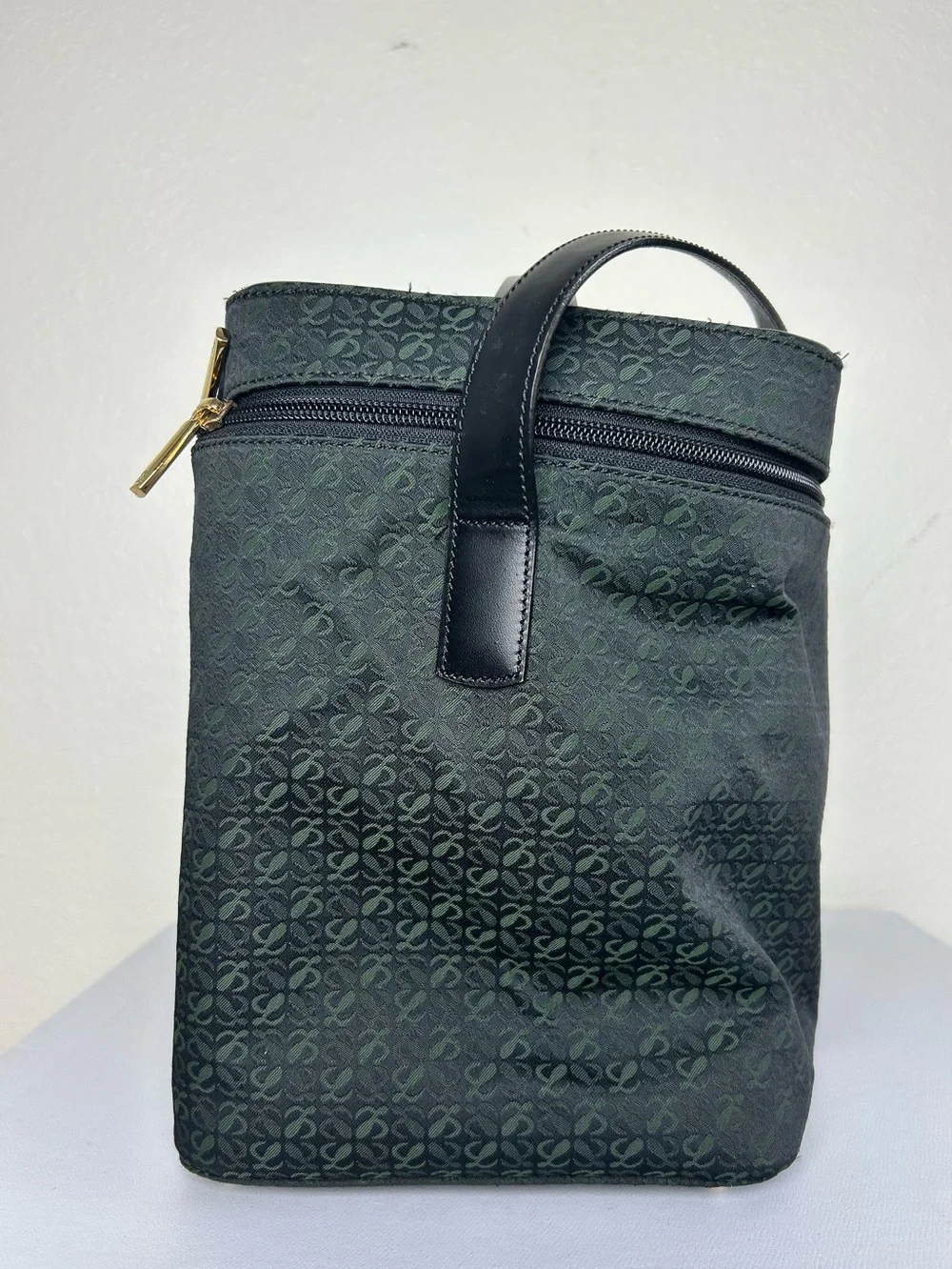 Loewe Anagram Jacquard Vanity Case Crossbody Bag